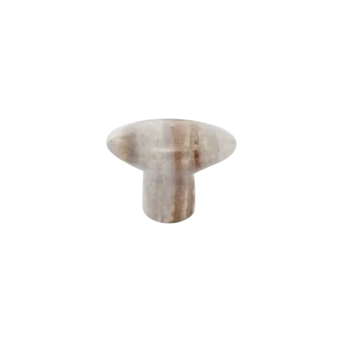 Cabinet knob OLIVE Grey marble