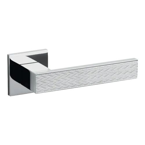 Poignée de porte DIANA CHEVRON rosace carrée