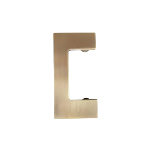 Poignée de tirage en U lisse 75mm